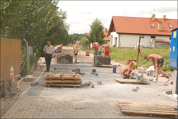 Prace na Bagiennej