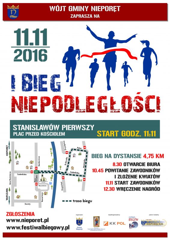 bieg niepodleglosci plakat