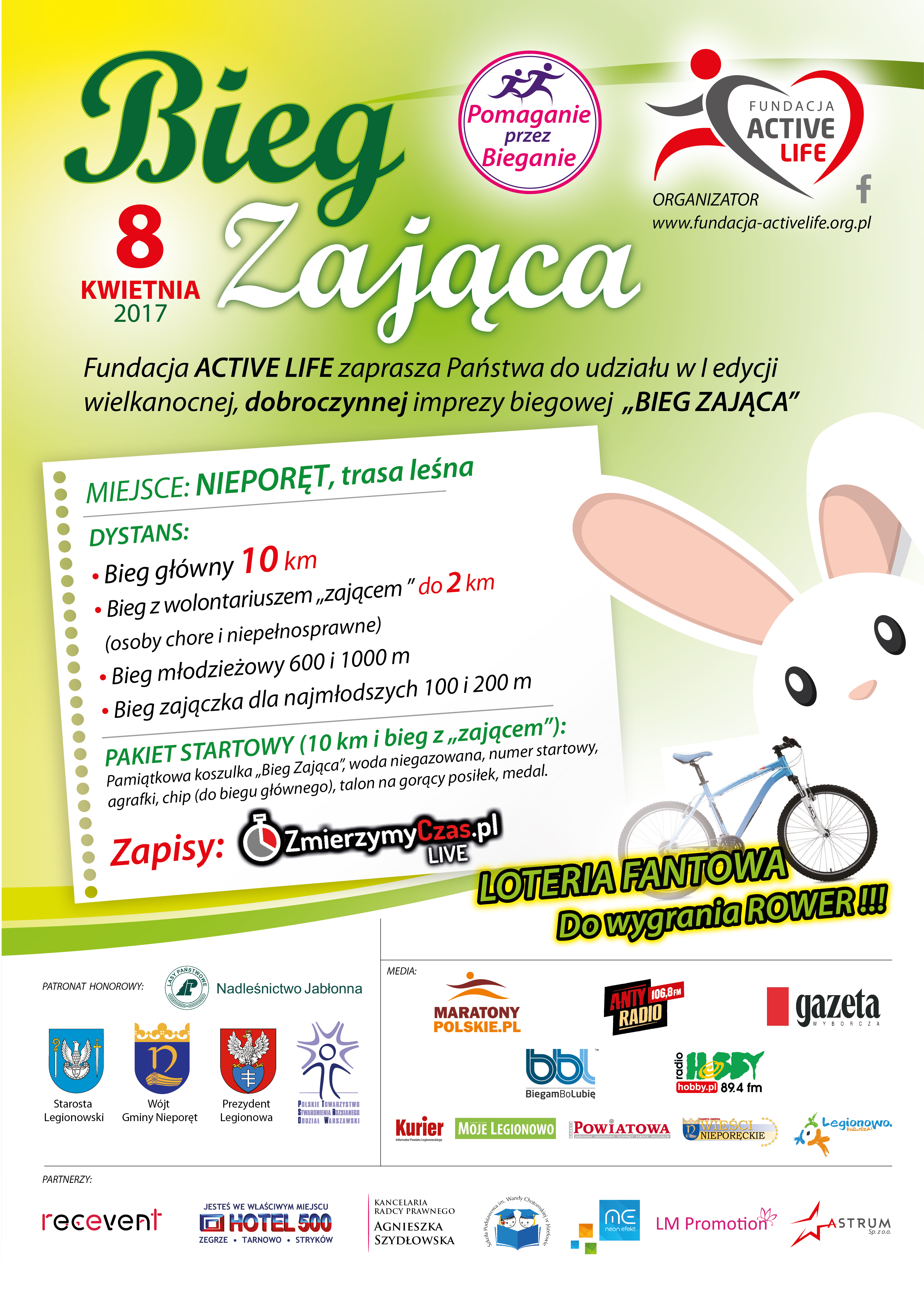 Bieg Zająca - Plakat