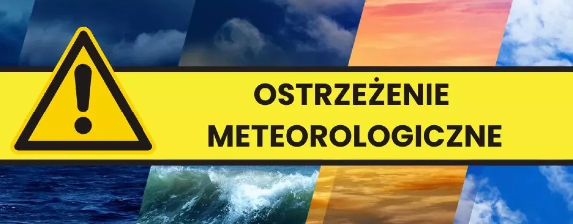 Baner Ostrzeżenie meteorologiczne 