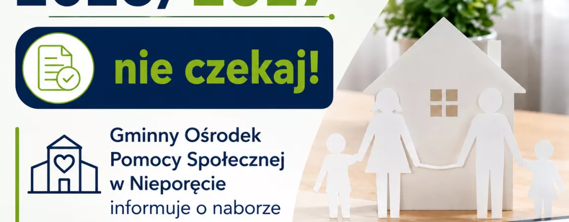 grafika z tekstem Świadczenia 2026/2027