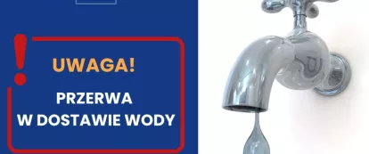 baner przerwa w dostawie wody