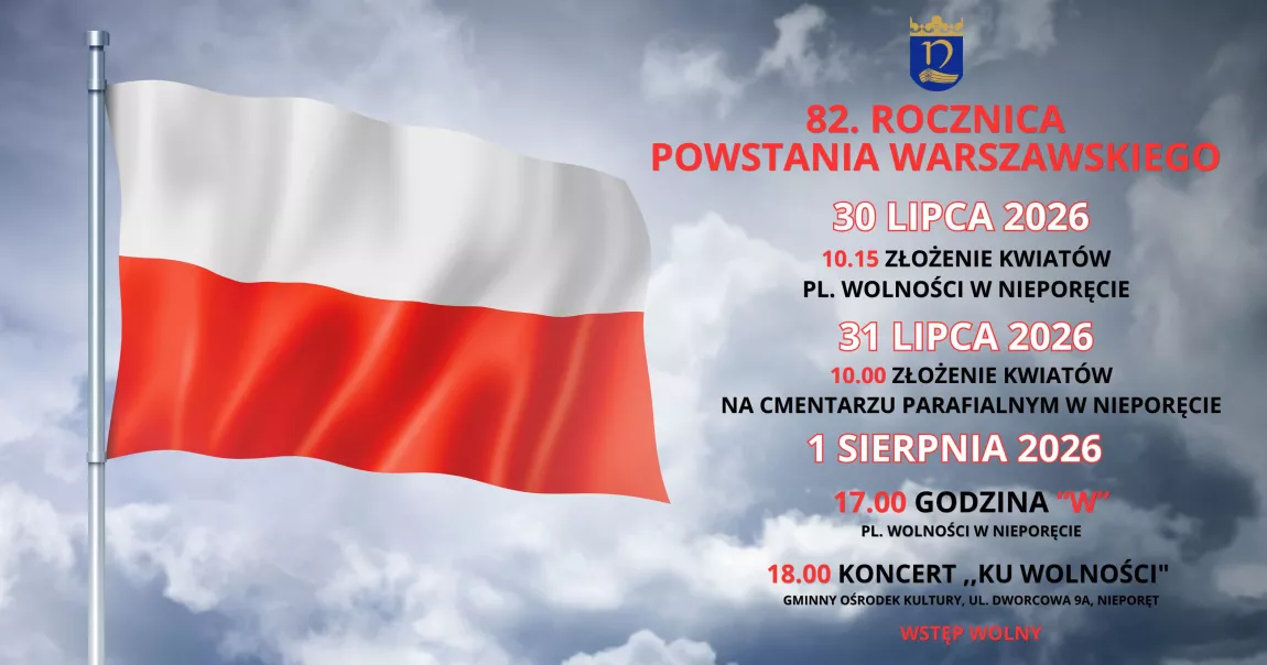 plakat 82. Rocznicy Powstania Warszawskiego