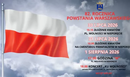 plakat 82. Rocznicy Powstania Warszawskiego
