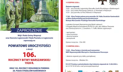 Plakat Uroczystości