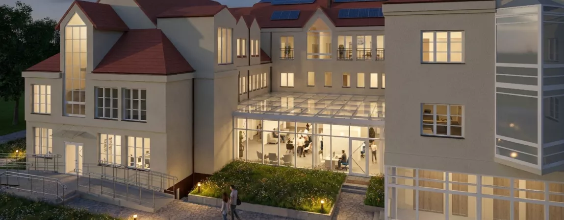 Budynek urzędu przejdzie metamorfozę - wizualizacja przygotowana przez architekta