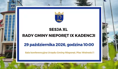 GRAFIKA O SESJI RADY GMINY NIEPORĘT