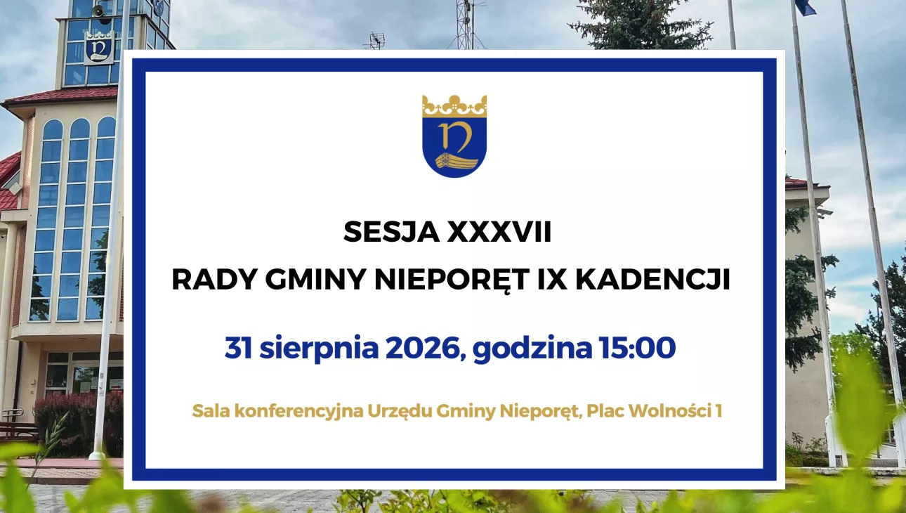 grafika z tekstem o sesji 