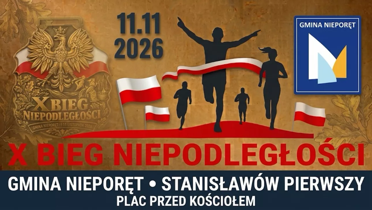 grafika dotycząca biegu Niepodległości