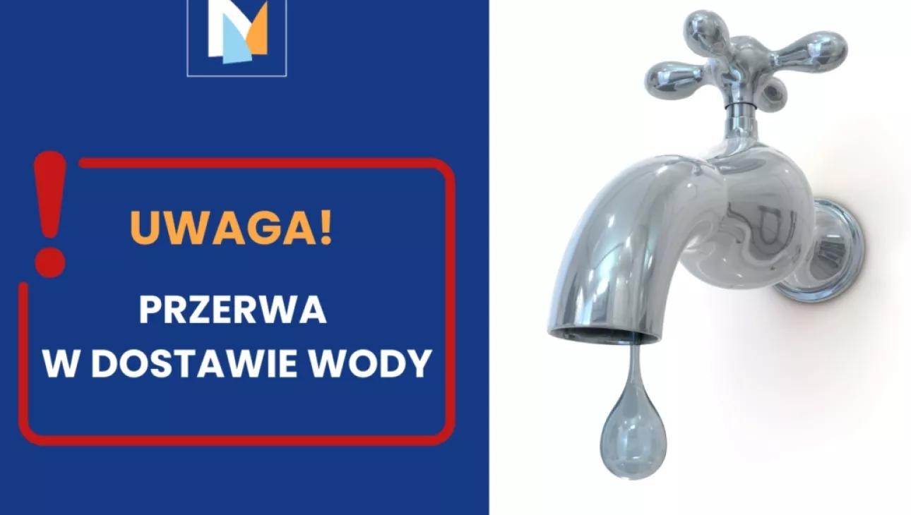 baner przerwa w dostawie wody