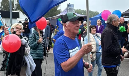 Olimpiada Seniorów Nieporęt 2026 - na zdjęciu reprezentacja gminy Nieporęt 