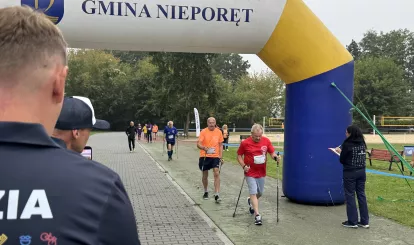 Olimpiada Seniorów Nieporęt 2026 - meta pierwszej konkurencji NordicWalking