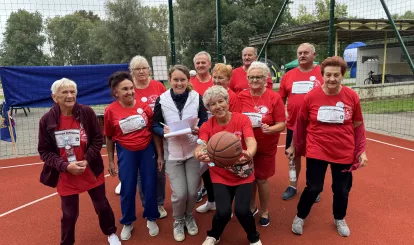 Olimpiada Seniorów Nieporęt 2026 - reprezentacja Wieliszewa - koszykówka