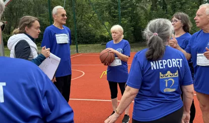Olimpiada Seniorów Nieporęt 2026 - reprezentacja Nieporętu - koszykówka
