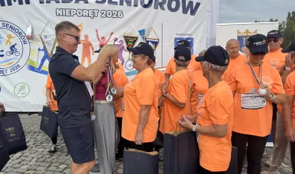 Olimpiada Seniorów Nieporęt 2026 - zakończenie imprezy sportowej, wręczenie nagród drużynom