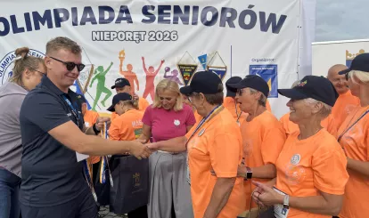 Olimpiada Seniorów Nieporęt 2026 - zakończenie imprezy sportowej, wręczenie nagród drużynom
