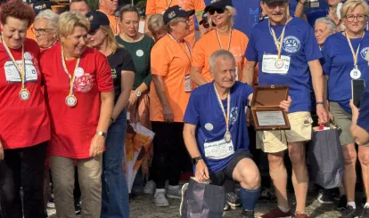 Olimpiada Seniorów Nieporęt 2026 - zakończenie imprezy sportowej, wręczenie nagród drużynom