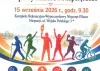 Plakat zapraszający na otwarcie olimpiady seniorów 15 września 2026 roku o godzinie 9.30