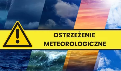 Baner Ostrzeżenie meteorologiczne Nr 92