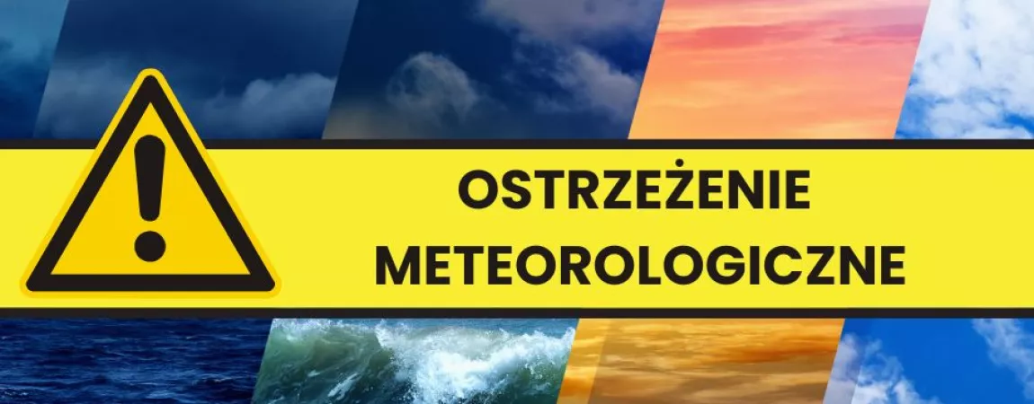 baner ostrzeżenie meteorologiczne
