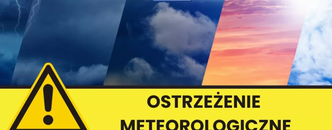 Baner Ostrzeżenie meteorologiczne Nr 92