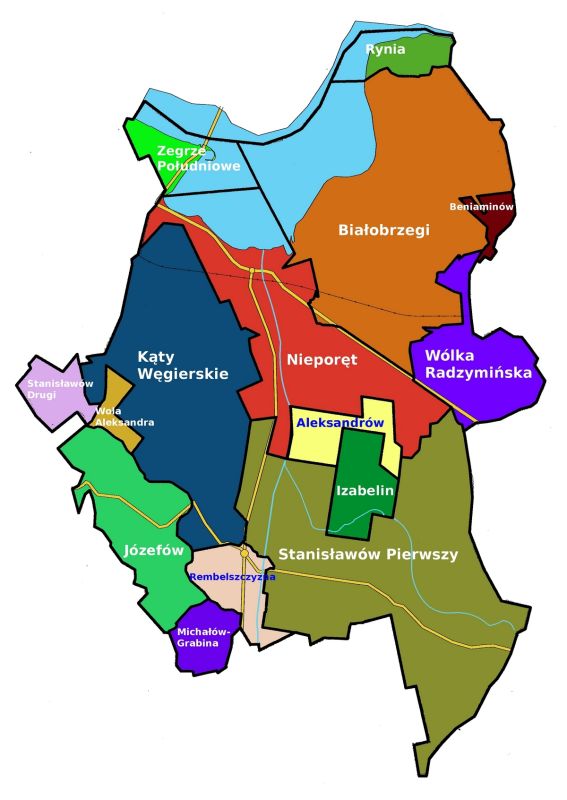 Mapa sołectw